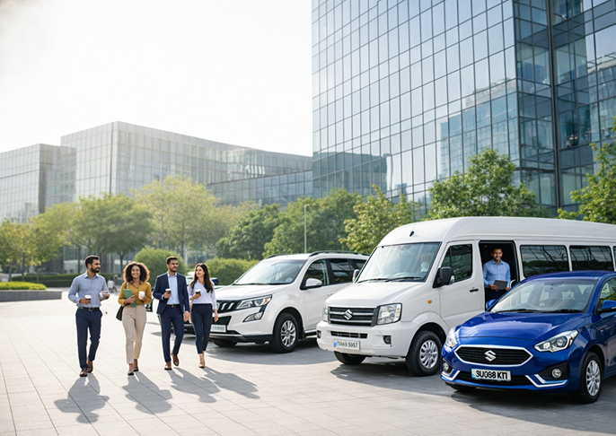 Staff transport solutions - corporate vehicles for employee commute