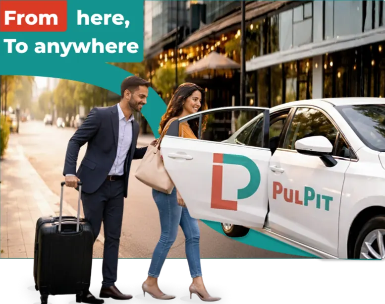 Book a one-way outstation cab with Pulpit
